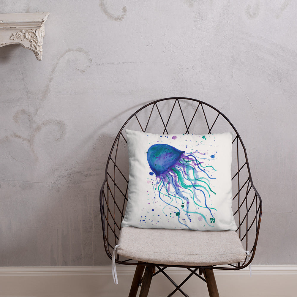 Blue Jelly Pillow