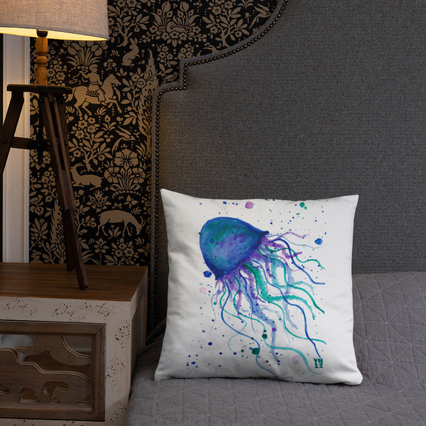 Blue Jelly Pillow