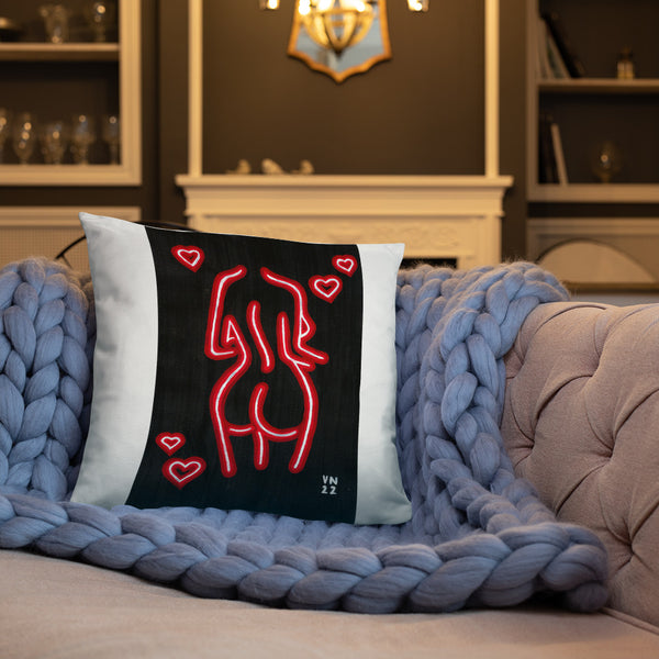 Neon Booty Pillow