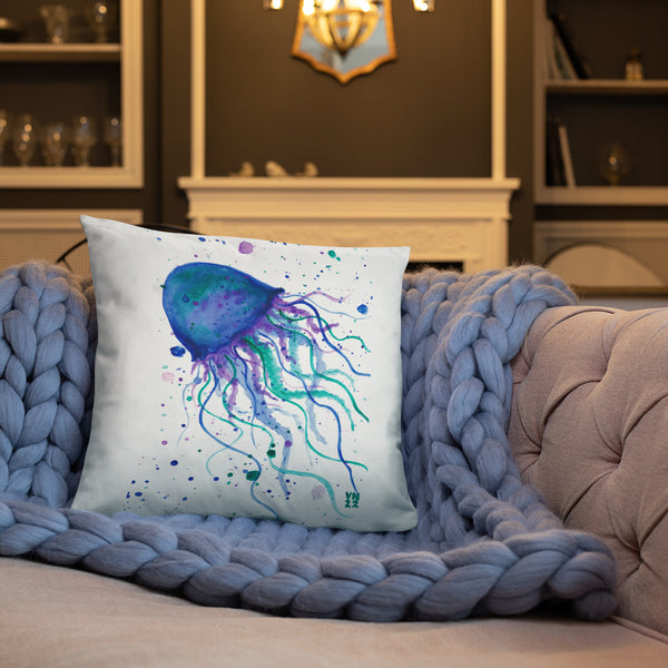 Blue Jelly Pillow