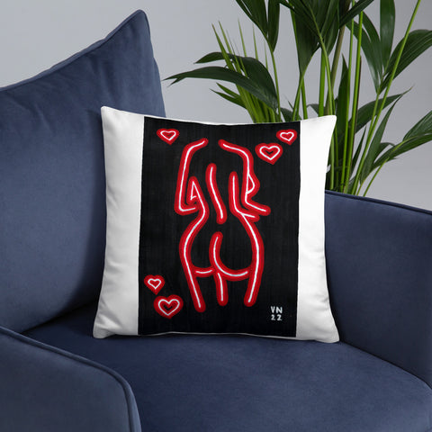 Neon Booty Pillow