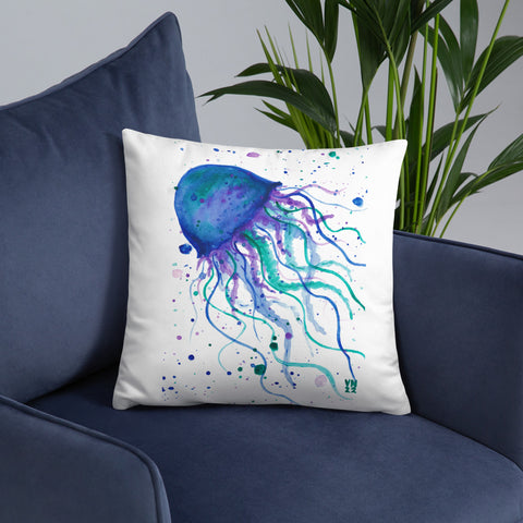 Blue Jelly Pillow