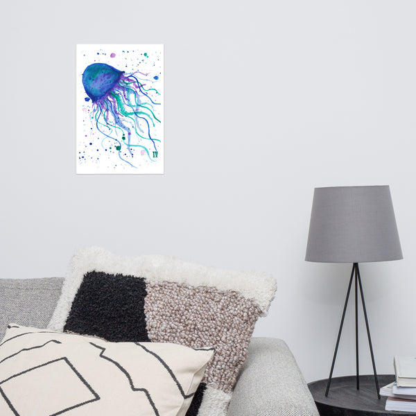 Blue Jelly Poster