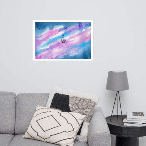 Space Kitty Poster