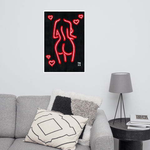 Neon Booty Poster