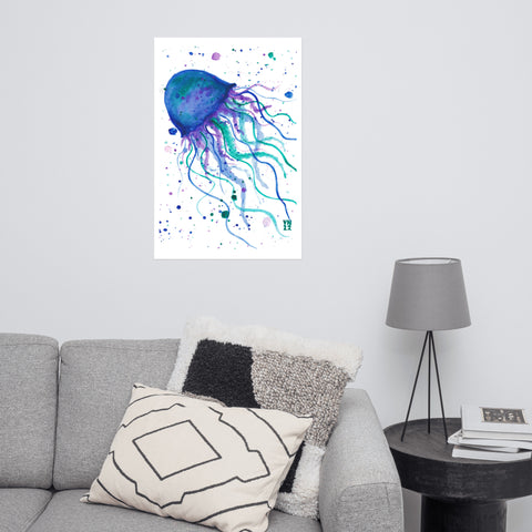 Blue Jelly Poster